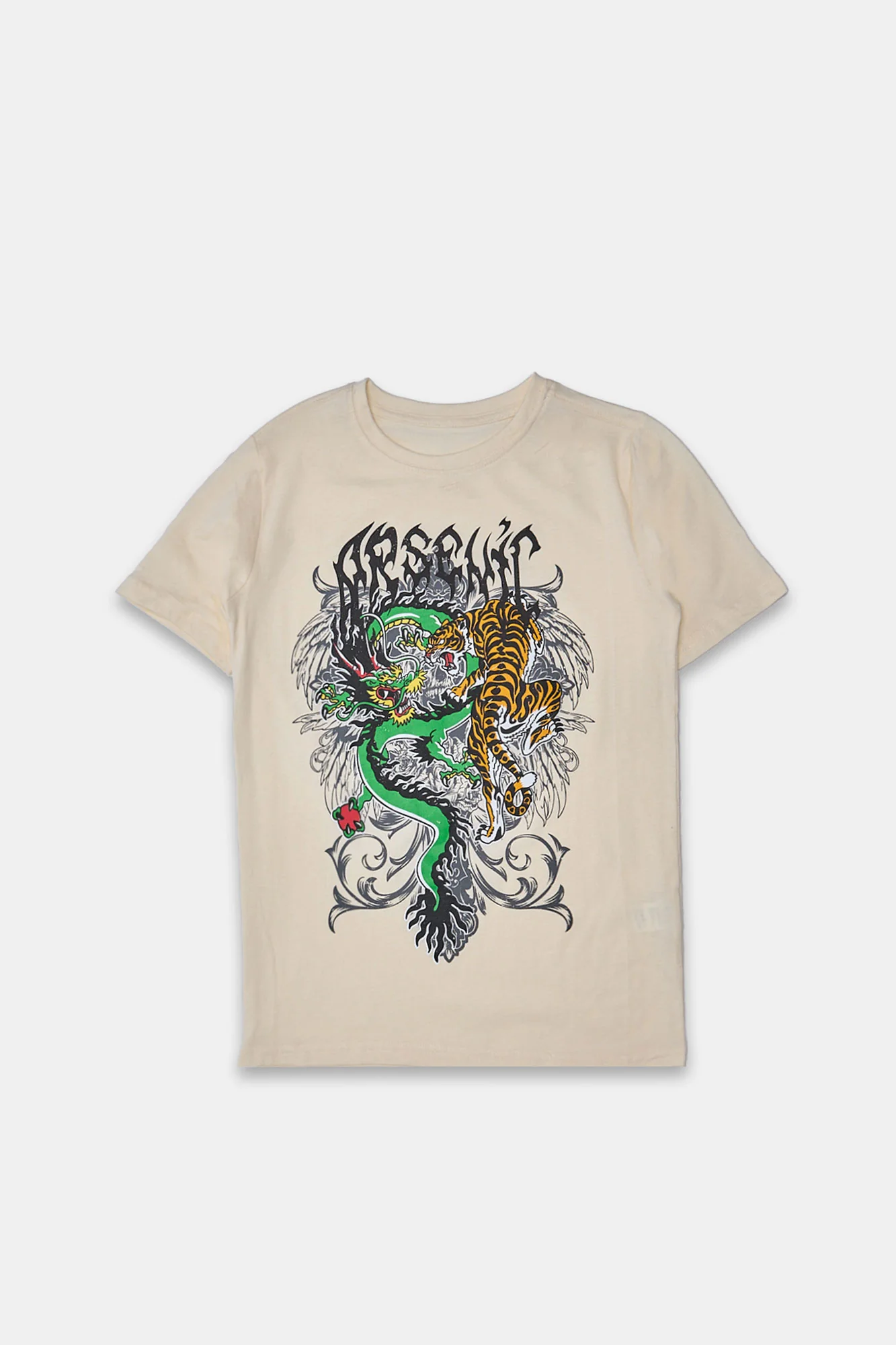 Arsenic Youth Dragon & Tiger Graphic T-Shirt – Image 5